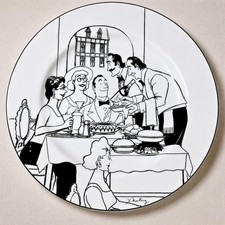 Epoch Collection LE RESTAURANT dinner plate 10 3/4