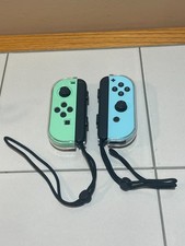 UNTESTED FOR PARTS Nintendo Switch Animal Crossing Joy-Con Joycons L+R picture
