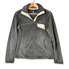 Patagonia Womens Re-Tool Snap-T Pullover Fleece Forge Grey S STY25442 FA17 picture