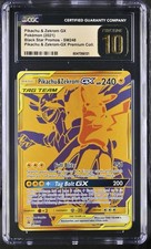 Pikachu & Zekrom GX Tag Team #SM248 - 2021 Pokemon Promo - CGC Pristine 10 picture
