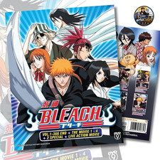 Bleach Complete (Vol.1-366 END & 4 Movies) Anime DVD English Dub picture