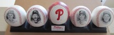 1995 Burger King Philadelphia Phillies Fotoball Set of 5 Baseball with Stand picture