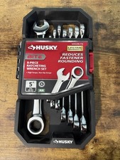 Husky BITE Metric 72-Tooth Ratcheting Wrench Set (8-Piece) picture