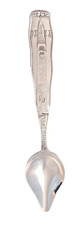 Bennington, VT 1777 Sterling Souvenir Citrus Spoon by Towle picture