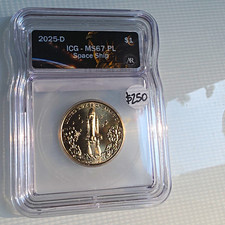 American Innovation $1 2025-D Space Ship ICG MS67 Proof-Like Dollar Coin picture