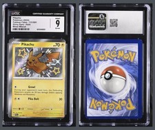 CGC Error Miscut Pikachu Paldean Fates - 131/091 Shiny Rare 1/1 picture