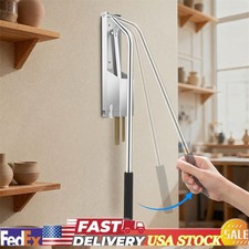 4 Molds Clay Extruder Wall-Mounted  Stainless Clay Extruding Device Pottery Tool picture