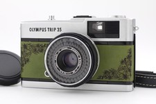 Olympus TRIP 35 Custom Olive Green [CLA'd/N MINT] Botanical Film Camera 529371 picture