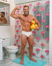 Muscle shirtless men gay/alternative sexy  8.5 by 11 GLOSSY PRINT beefcake  picture