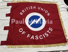 1930’s Oswald Mosley British Union of Fascists (B.U.F) Banner / Standard picture