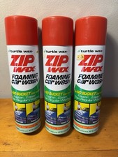 VTG 1994 Turtle Wax ZIP WAX Foaming Car Wash Spray on 21 oz Spray Can ~NOS picture