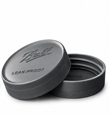 Ball One-Piece Leak-Proof Wide Mouth Storage Lid, Plastic (12 Count) picture