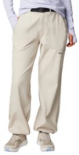 NEW Columbia Omni-Shade Brea Falls Beige Belt Cinch Nylon Pants Women's L picture