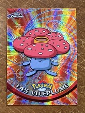 🌺 Pokemon Vileplume SPECTRA Chrome | #45 | 2000 Topps Series 1 | NM/M RARE 🌺 picture