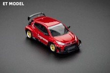 ET MODEL 1:64 GR Yaris Rocket Bunny Red Alloy Diecast Rare Model Car picture