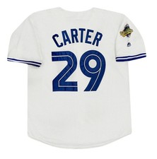 Joe Carter 1993 Toronto Blue Jays Cooperstown World Series Jersey Men's (L-XL) picture