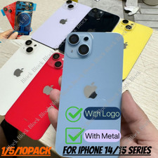 Replacement Rear Back Glass Big Hole For iPhone 14/14 Plus /15/Pro Max Cover Lot picture