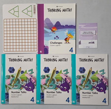 Innovamat Thinking Math Number Talks Student Logbook Stretches 1-6 , Grade 4 picture