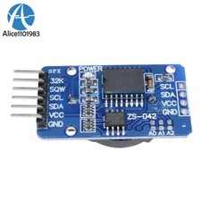 2PCS DS3231 AT24C32 IIC precision Real time clock module memory module Arduino picture