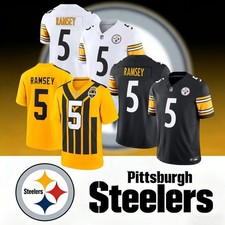 New Men's Steelers #5 Jalen Ramsey Game Player Limited All Stitched Jersey NWT+- picture