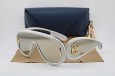 NEW LOEWE LW40108I 24C GREY GLITTER GOLD AUTHENTIC SUNGLASSES 140-0 picture