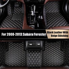 Leather Front & Rear Surround Floor Mats For 2008-2013 Subaru Forester picture
