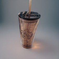 🤎NWT Starbucks Fall 2026 Brown Limited Edition Glass Tumbler  picture
