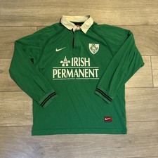 Ireland Rugby 1999/2000 Home Longsleeve Shirt By Nike Size Medium picture