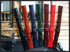 8mm Green Alligator Calf Ladies Leather watch band strap IW SUISSE 8 10 12mm USA picture