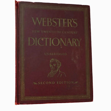 Webster's New Twentieth Century Dictionary Unabridged 2nd Ed Vol I HC 1969 picture