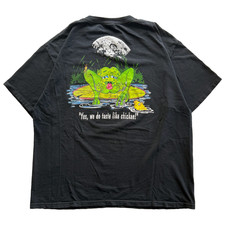 Vintage 90s 00s Froggy's Saloon Daytona Beach Humor Tee Size XXL picture