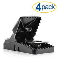 Large Powerful Rat Traps (4 Pack) - Kills Instantly with Powerful Steel Spring picture