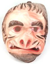 Vintage 1960s Bayshore Industries Caveman Halloween Mask picture