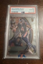 PSA 10 2017 Panini Select Prizm Deshaun Watson Uncorrected Error SP Rookie RC 🔥 picture