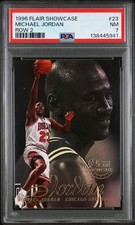 1996-97 Flair Showcase - Michael Jordan #23 Row 2 PSA 7 picture