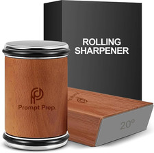 Rolling Knife Sharpener | Easy Knife Sharpening Tool for Kitchen | 15° & 20° Adj picture