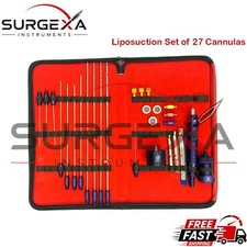 Liposuction Set of 27 Cannulas Fat Grafting Transplantation Best Quality A+ Kit picture