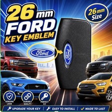 Ford Key Fob Remote Logo Sticker 26mm 2 pcs Uk seller 🇬🇧  picture