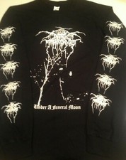 DARKTHRONE Under A Funeral Moon Long Sleeve Shirt fenriz isengard black metal 66 picture
