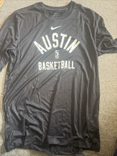 The Nike Tee Men's Classic Dri Fit Long Sleeve Austin Spurs  FQ2663-010 L-TALL picture