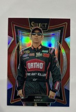 2025 Panini Select - Grandstand Greg Biffle #60 Red & Blue Prizm 072/249 picture