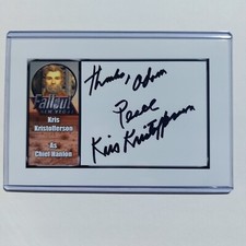 Fallout New Vegas signed Photo Kris Kristofferson autographed 4x6 photo picture