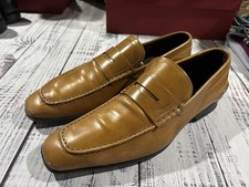 Mens Salvatore Ferragamo Shoes Sz 9 D Loafers EXCELLENT Condition 0382. picture