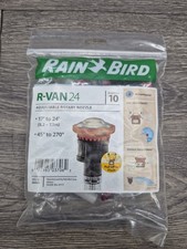 10× RainBird R-VAN 24 Adjustable Rotary Irrigation Nozzle 45° to 270° 17' to 24' picture