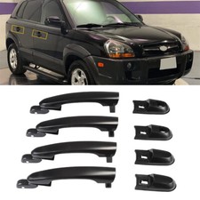 Exterior Door Handle For 2005 2006-2009 Hyundai Tucson Set of 4 Front and Rear picture