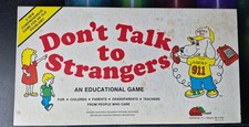 Truly Vintage1984 Don’t Talk To Strangers Educational Game Agent 911 Applestreet picture