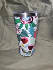NWT Tervis 20oz Budding Bliss flower BPA Free Insulated Tumbler picture