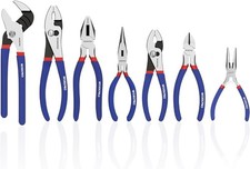 WORKPRO 7-Piece Pliers Set, Pliers Tool Set with Comfort Grip, Blue picture
