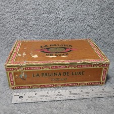 Vintage 1940s La Palina Deluxe Cigar Box  picture