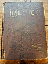 DANTE'S INFERNO Illus. by M Gustave Dore' WOODCUT ENGRAVINGS Ca Mid 1800s Book picture